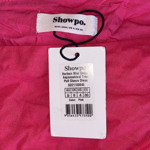 Showpo Pink One-Shoulder Mini Dress - Picture 8 of 8